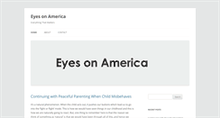 Desktop Screenshot of eyesonamerica.org