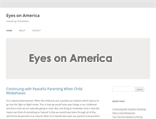 Tablet Screenshot of eyesonamerica.org